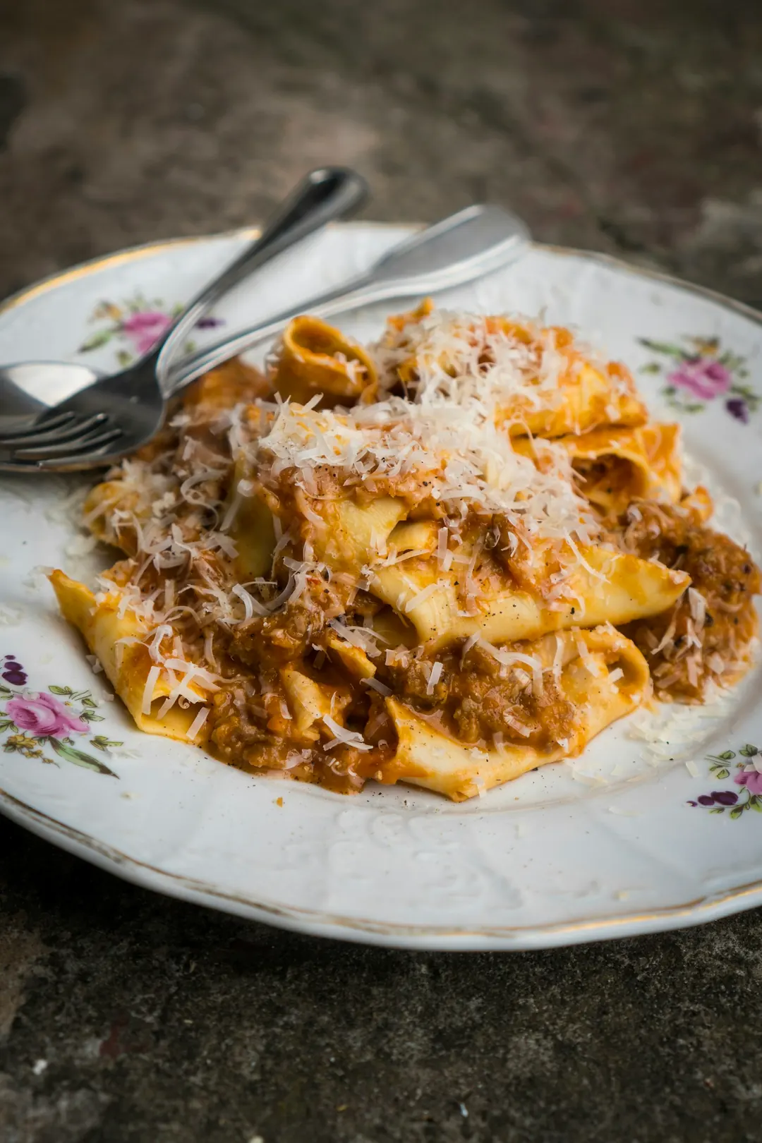 Tagliatelle ao ragù de costela